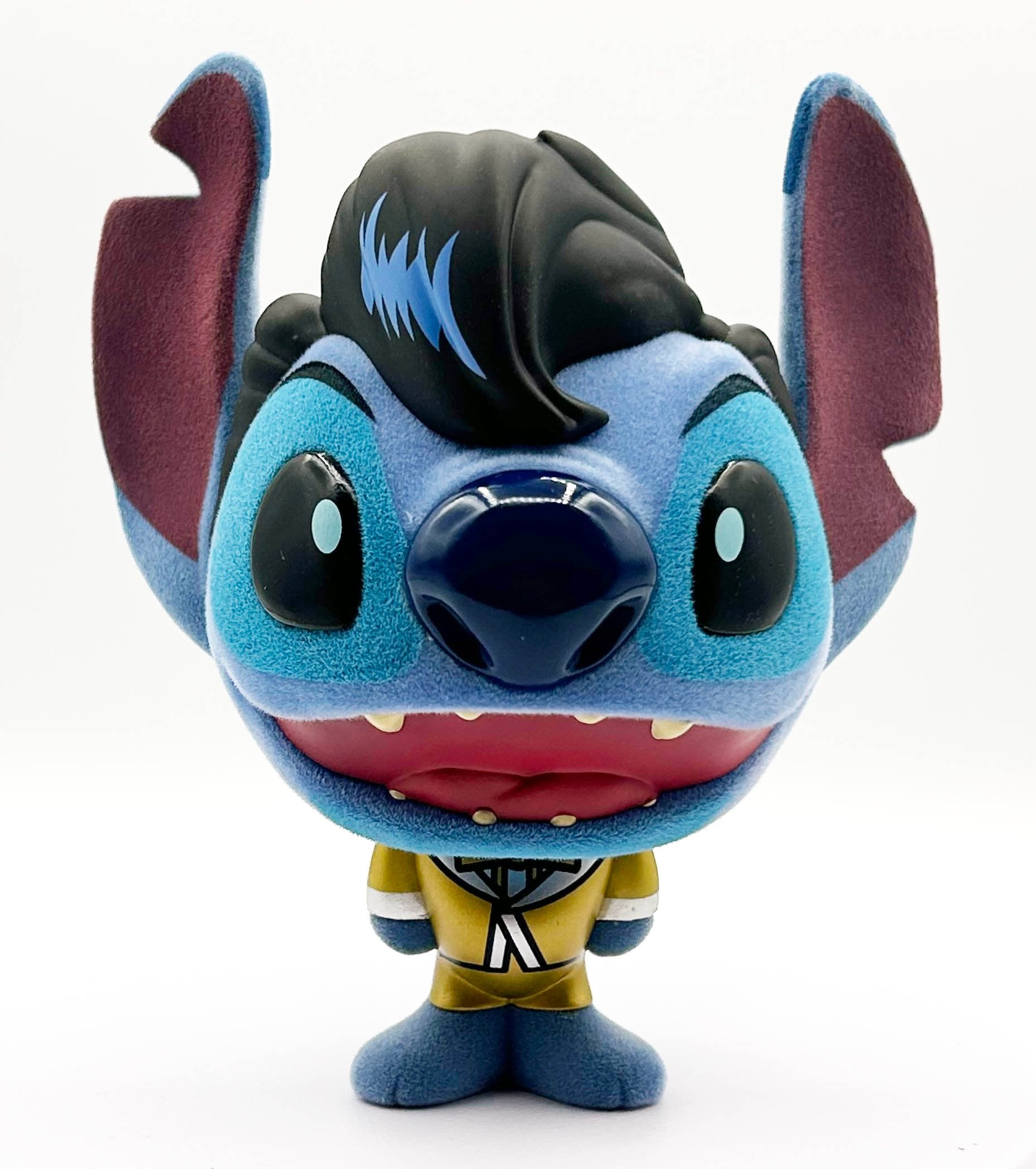 STITCH - Elvis Doré - Figurine Bhunny Flocked Vinyl - 10cm