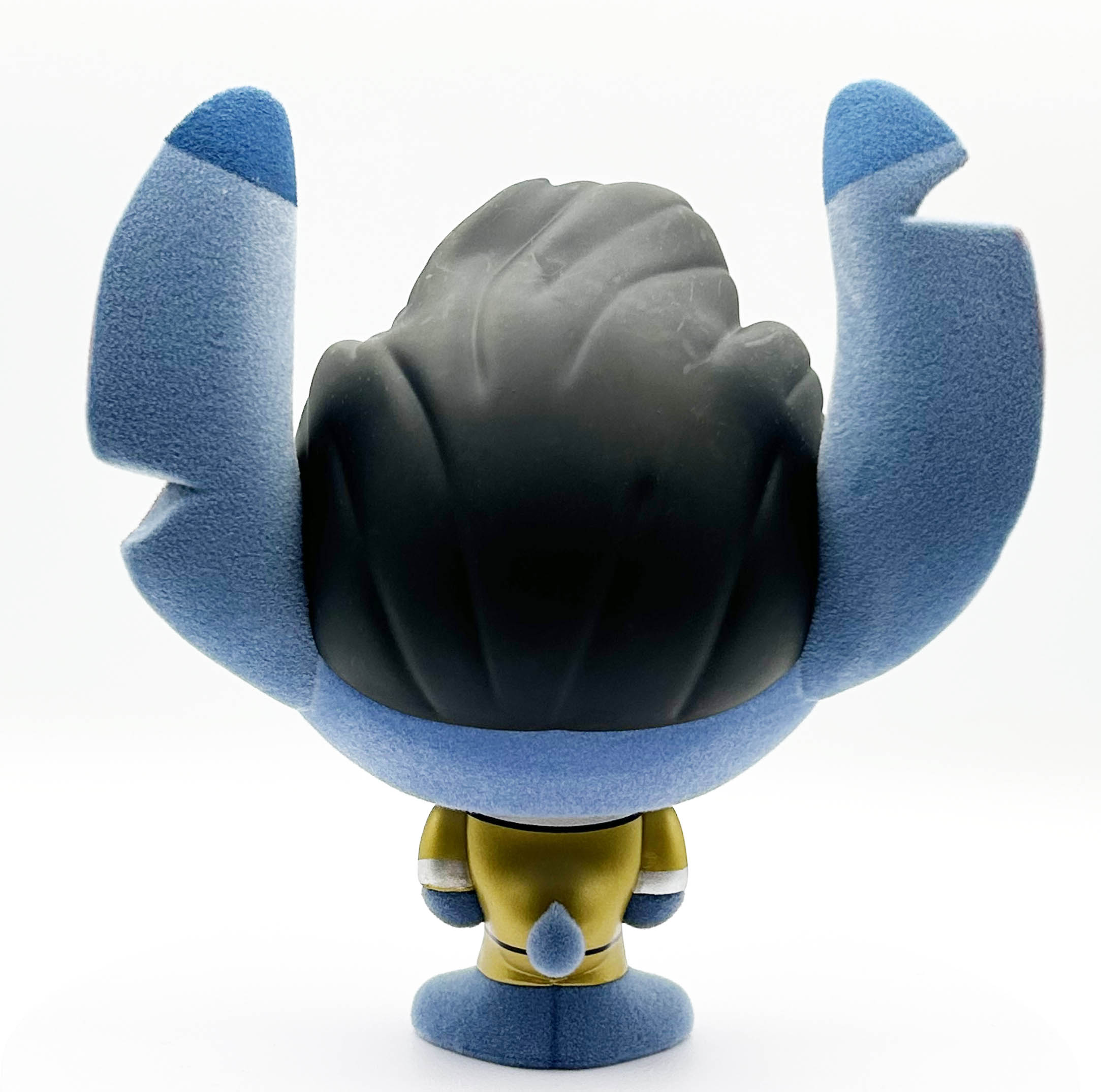 STITCH - Elvis Gold Suit - Bhunny Flocked Vinyl Figure - 10cm