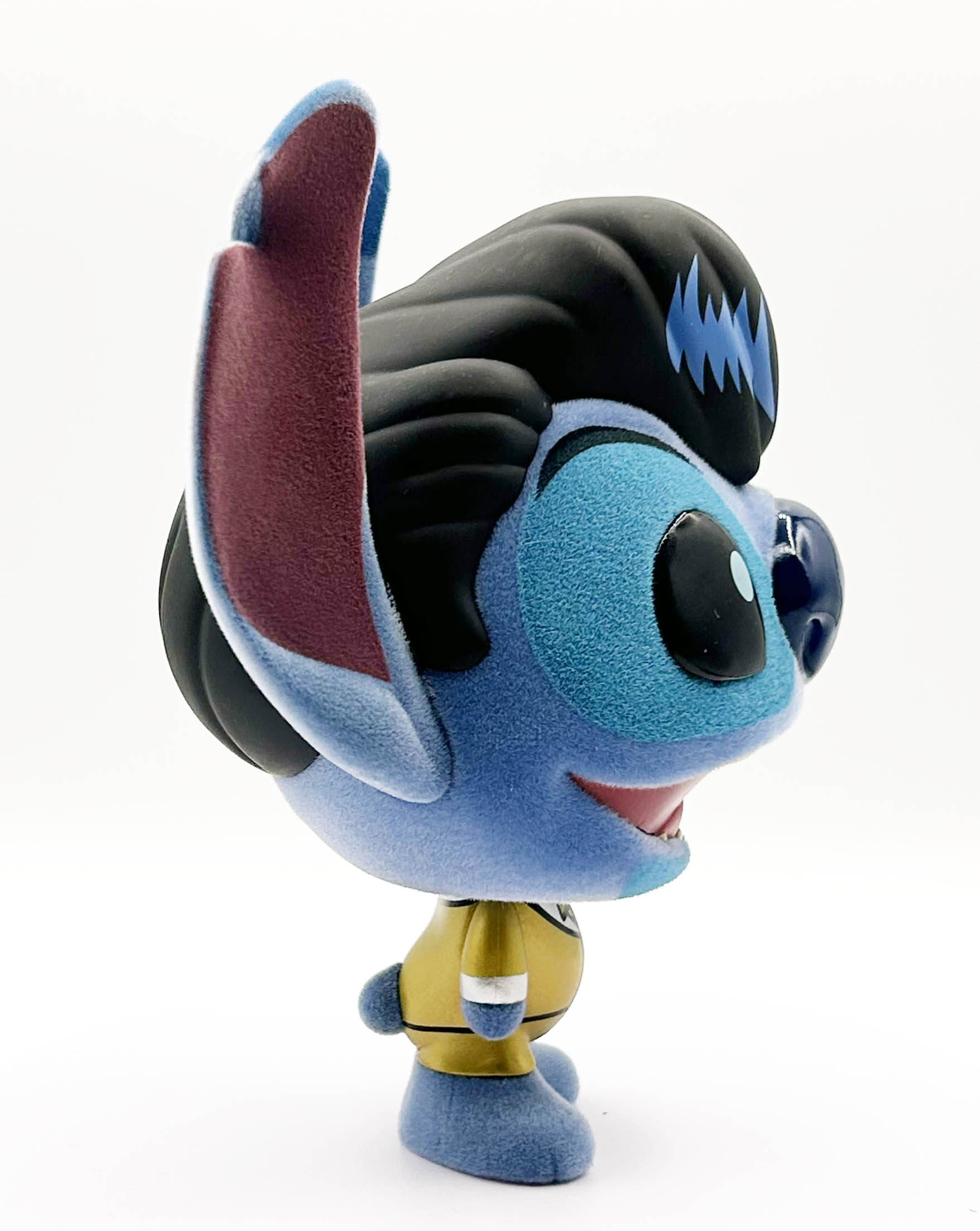STITCH - Elvis Doré - Figurine Bhunny Flocked Vinyl - 10cm