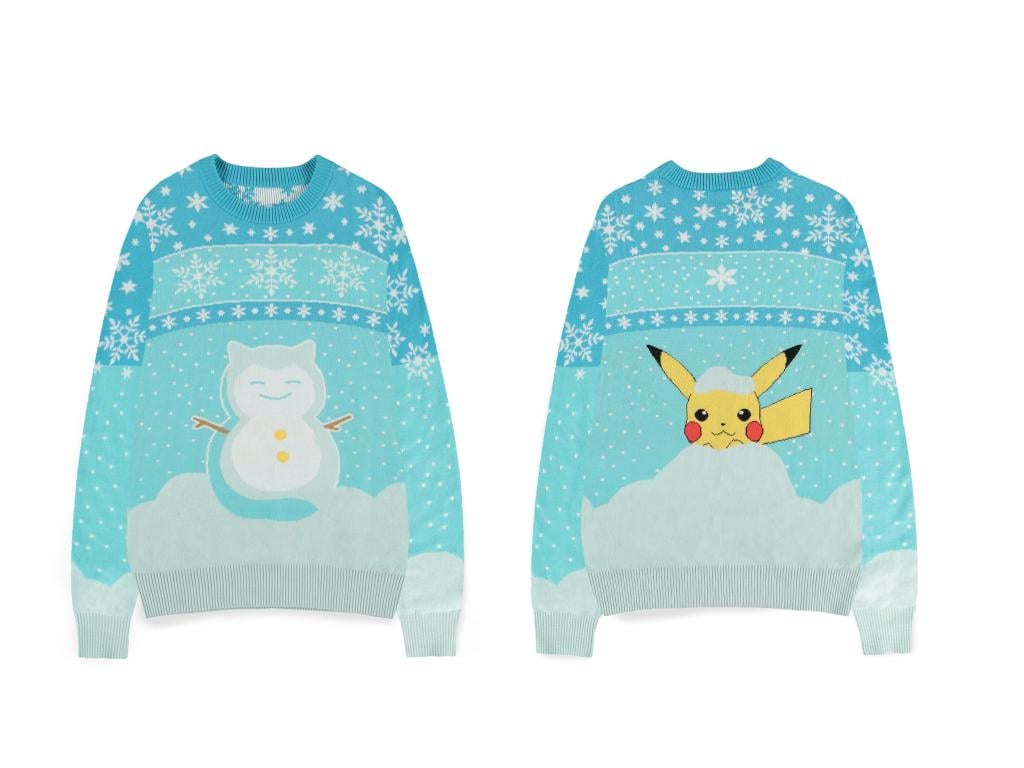POKEMON - Pikachu & Snow - Christmas Jumper (L)