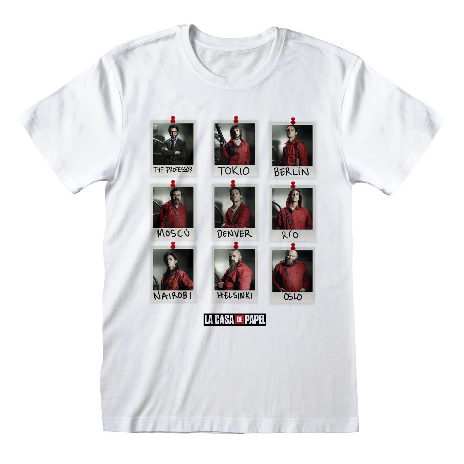 LA CASA DE PAPEL - T-Shirt - Polaroid - (XXL)