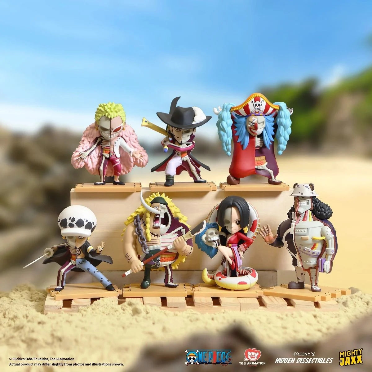 ONE PIECE - Warlord - Freeny's Hidden Dissectibles (Display 6 Fig.)