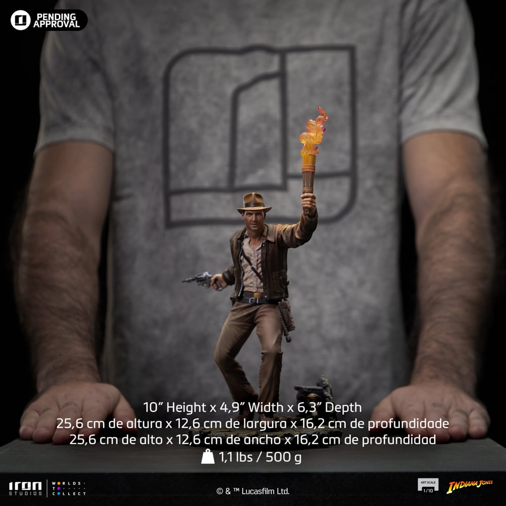 INDIANA JONES - Indiana Jones - Statuette Art Scale 1/10 25.6cm