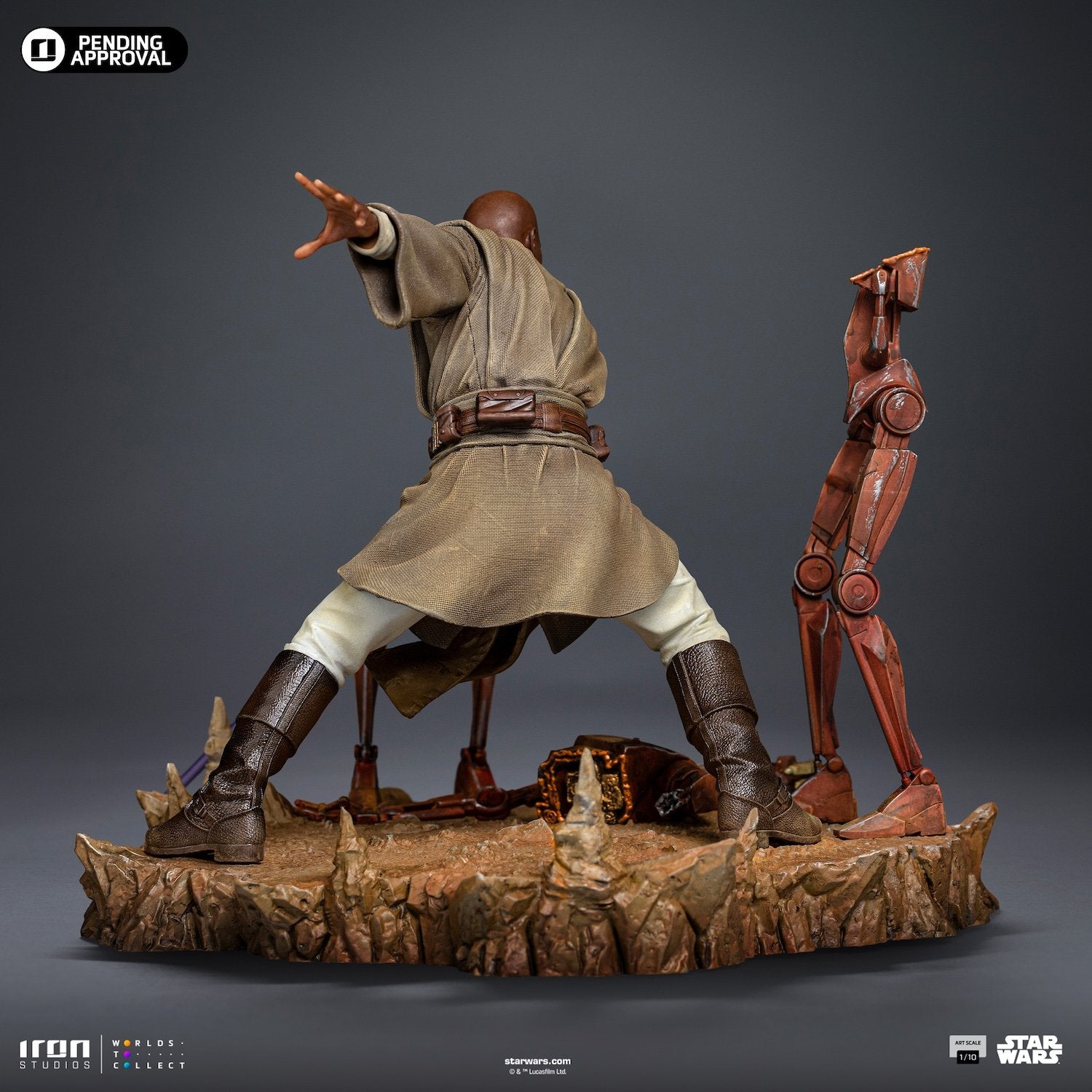 STAR WARS - Mace Windu - Statue Art Scale 1/10 17.85cm