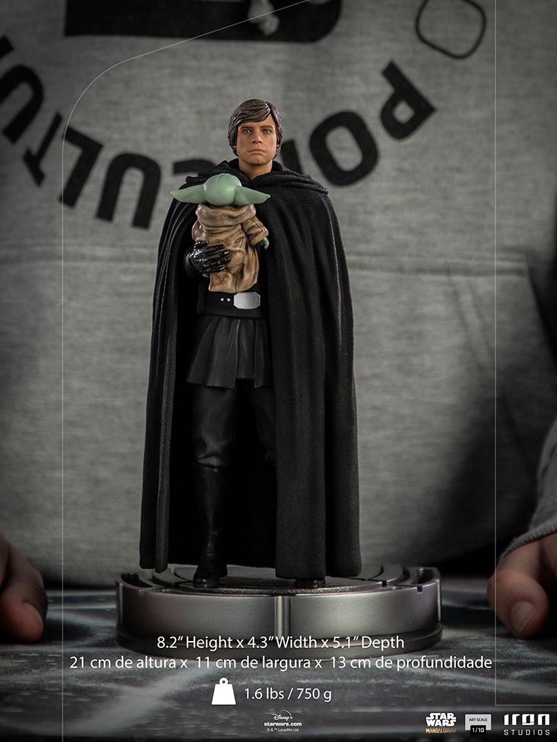 STAR WARS - Luke Skywalker and Grogu - Statue ArtScale 1/10 21cm
