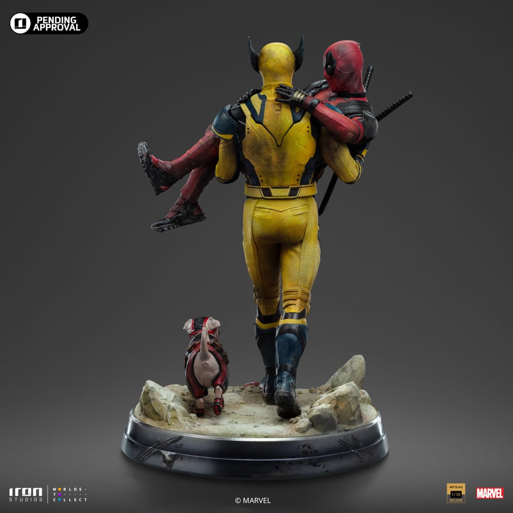 MARVEL - Deadpool et Wolverine -Statuette Art Scale 1/10 Deluxe 21.5cm