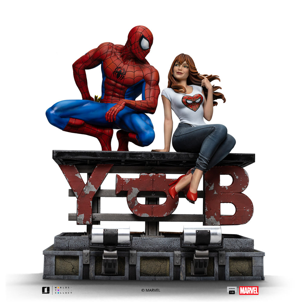 MARVEL - Spider-Man & MJ - Statuette Diorama 1/6 35cm