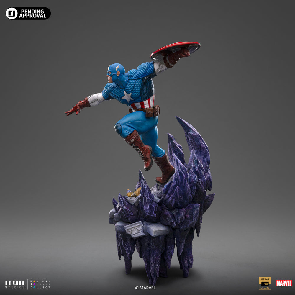 MARVEL - Captain America - Statue Art Scale Deluxe 1/10 34cm