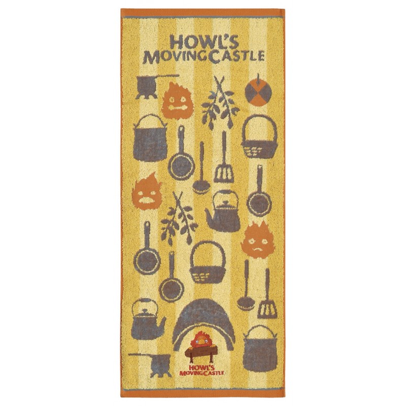 HOWL'S MOVING CASTLE - Calcifer Kitchen - Towel 34x80cm