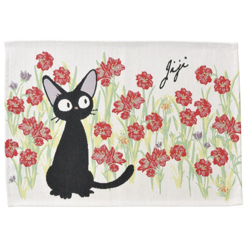 KIKI'S DELIVERY SERVICE - Jiji Red Flowers - Table Mat 34x48cm