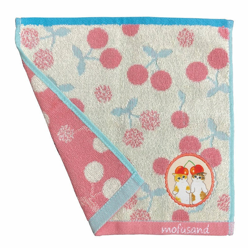 MOFUSAND - Kitten-Nyan Cherry - Mini Towel 25x25cm