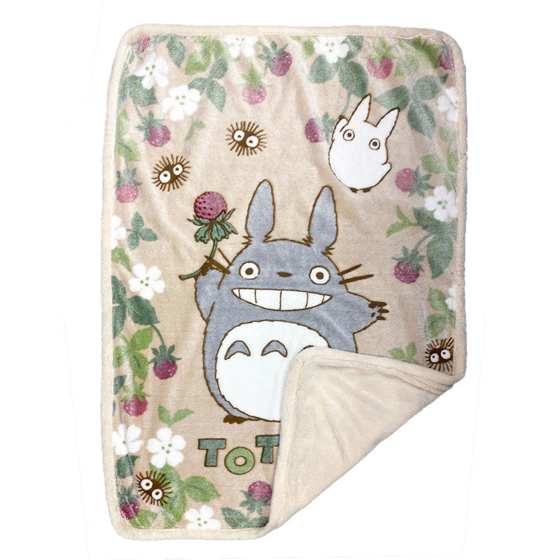 MY NEIGHBOR TOTORO - Totoro Rapsberry - Fluffy Blanket 100x140cm