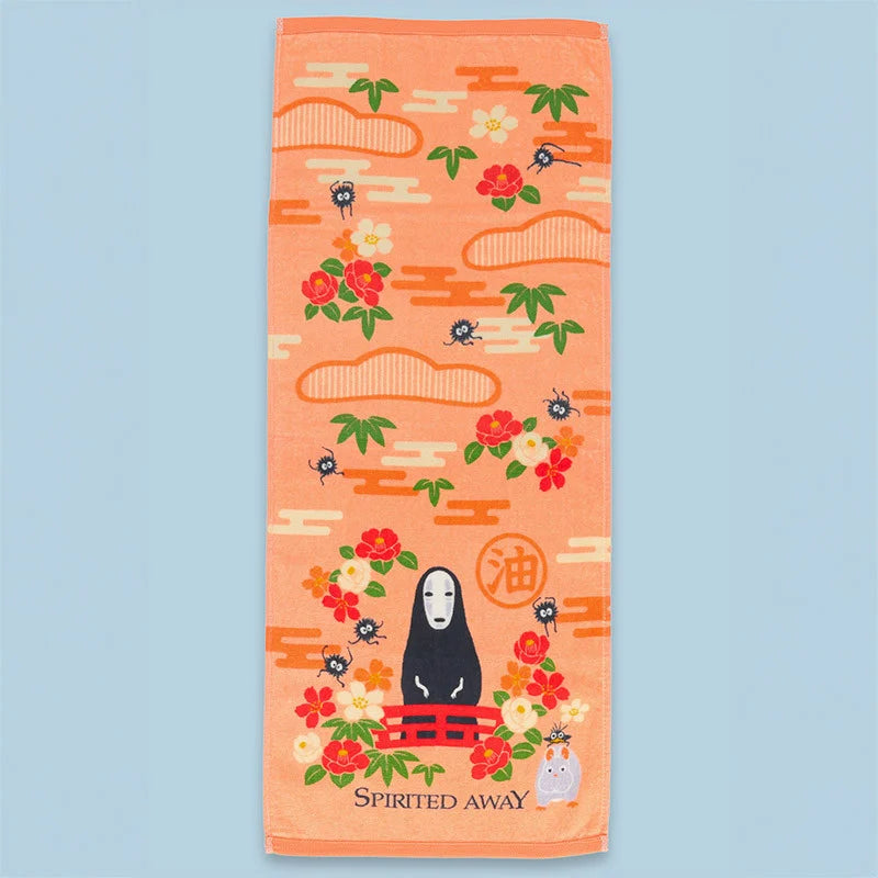 SPIRITED AWAY - No Face & Flowers - Natsu Towel 34x80cm
