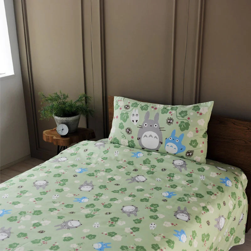 MY NEIGHBOR TOTORO - Totoro Green Leaf - Natsu Bed Cover Set