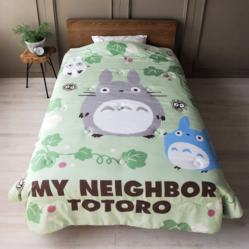 MY NEIGHBOR TOTORO - Totoro Green Leaf - Natsu Comforter 218x183cm