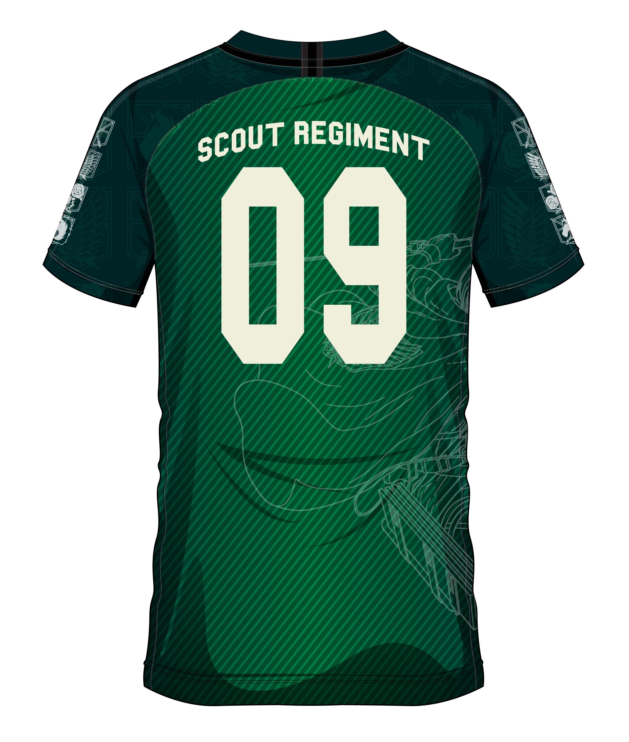 ATTACK ON TITAN - Scout Regiment 09 - Soccer Jersey Men (M)