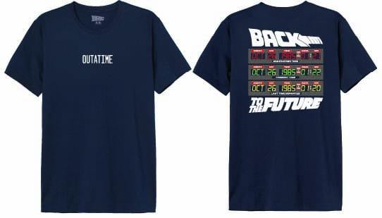 RETOUR VERS LE FUTUR - Outatime - T-Shirt Homme (S)