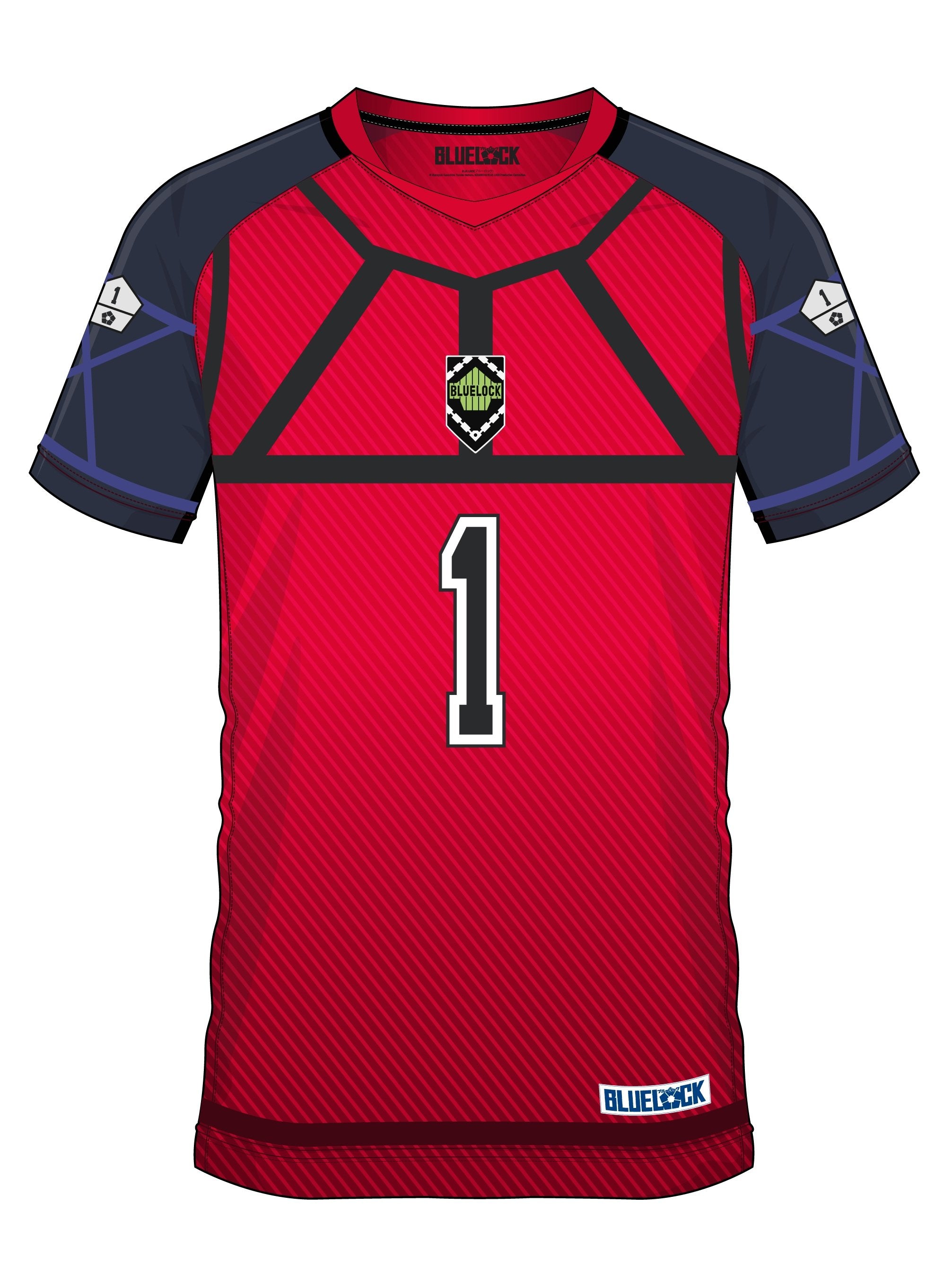 BLUE LOCK - Rin Itoshi 1 - Maillot de Foot Homme (L)