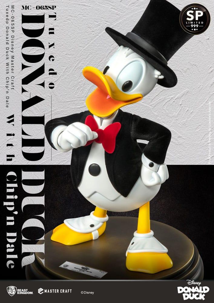 DISNEY 100 - Donald Duck with Chip'n & Dale - Statue Master Craft 40cm