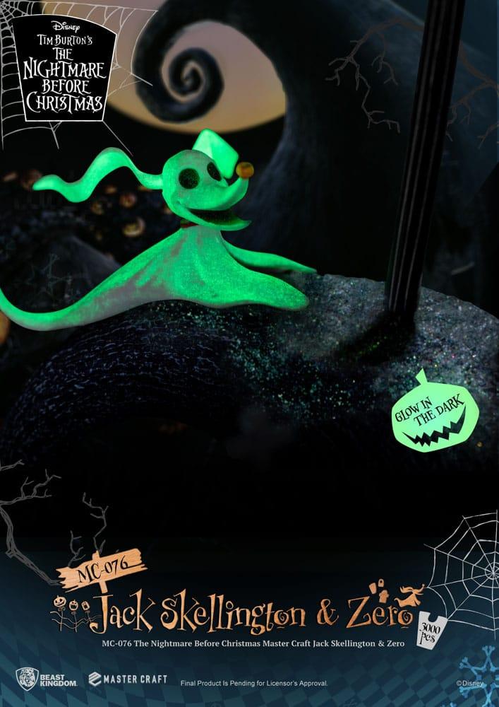 NBX - Jack Skellington & Zero - Statue Master Craft 39cm