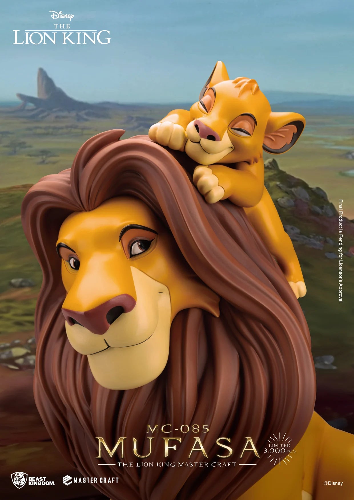 THE LION KING - Mufasa - Statue Master Craft 35.6cm