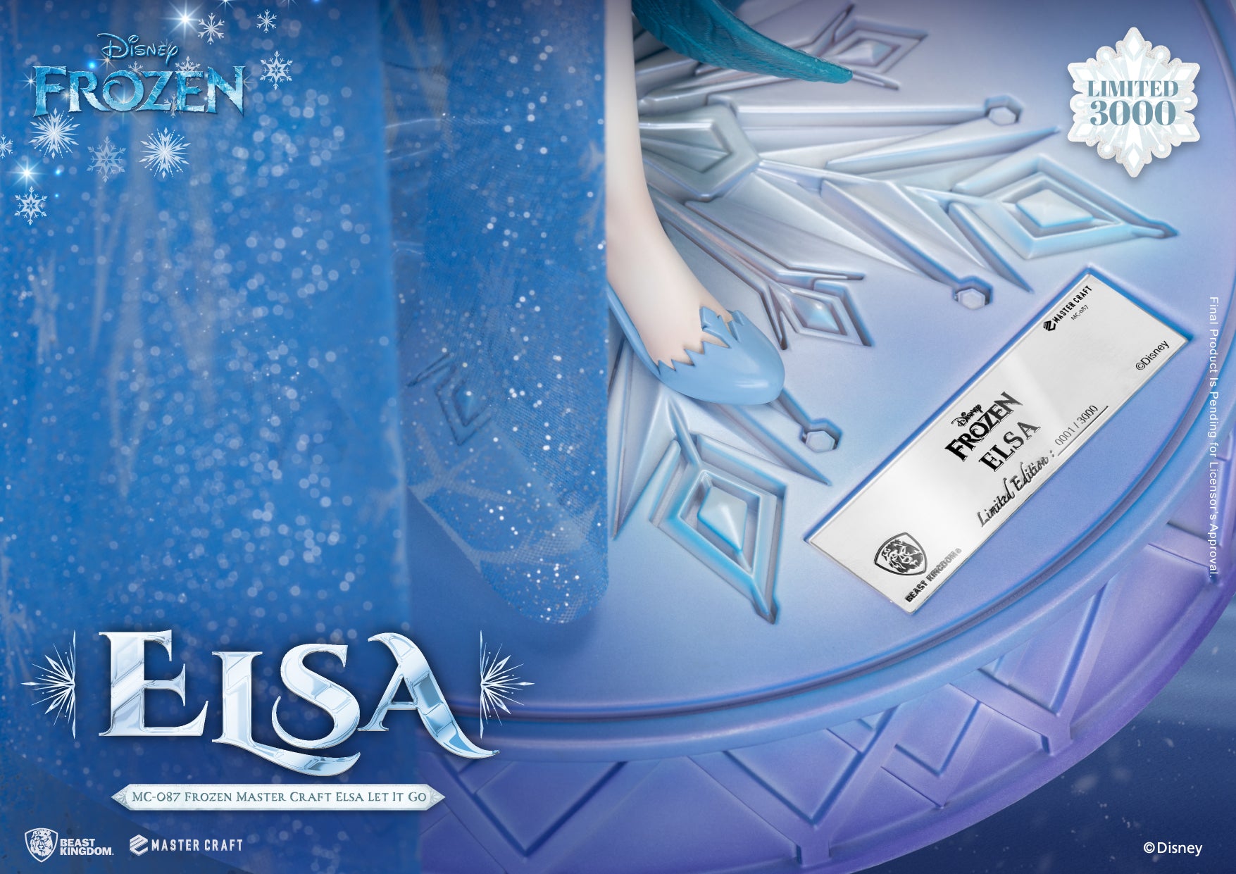 FROZEN - Elsa "Let It Go" - Statue Master Craft 40cm