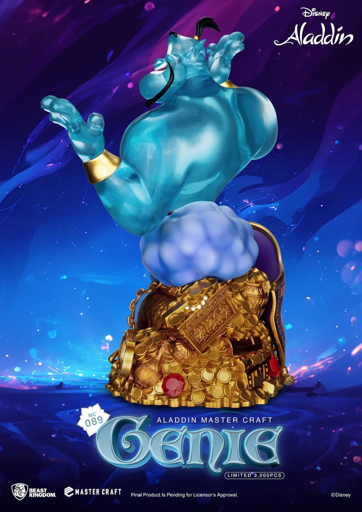 DISNEY ALADDIN - Genie - Statue Master Craft 42cm