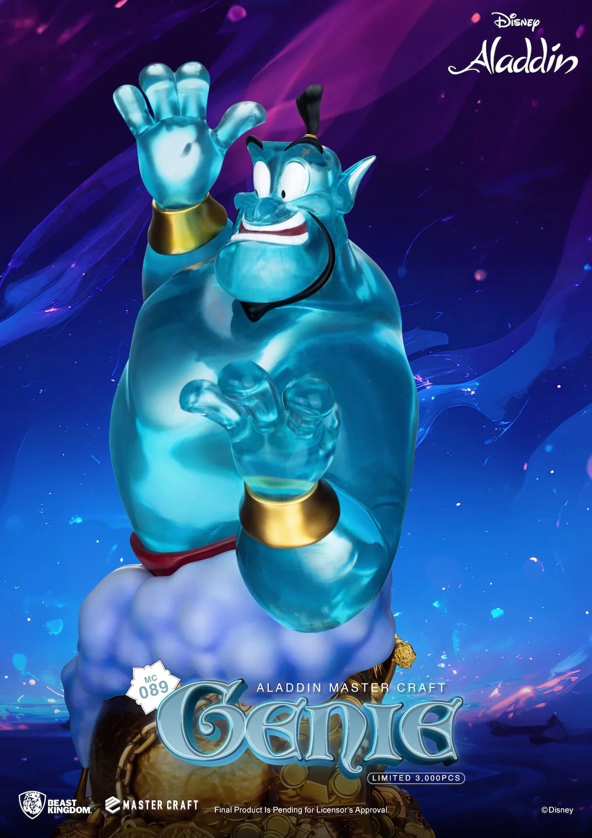 DISNEY ALADDIN - Genie - Statue Master Craft 42cm