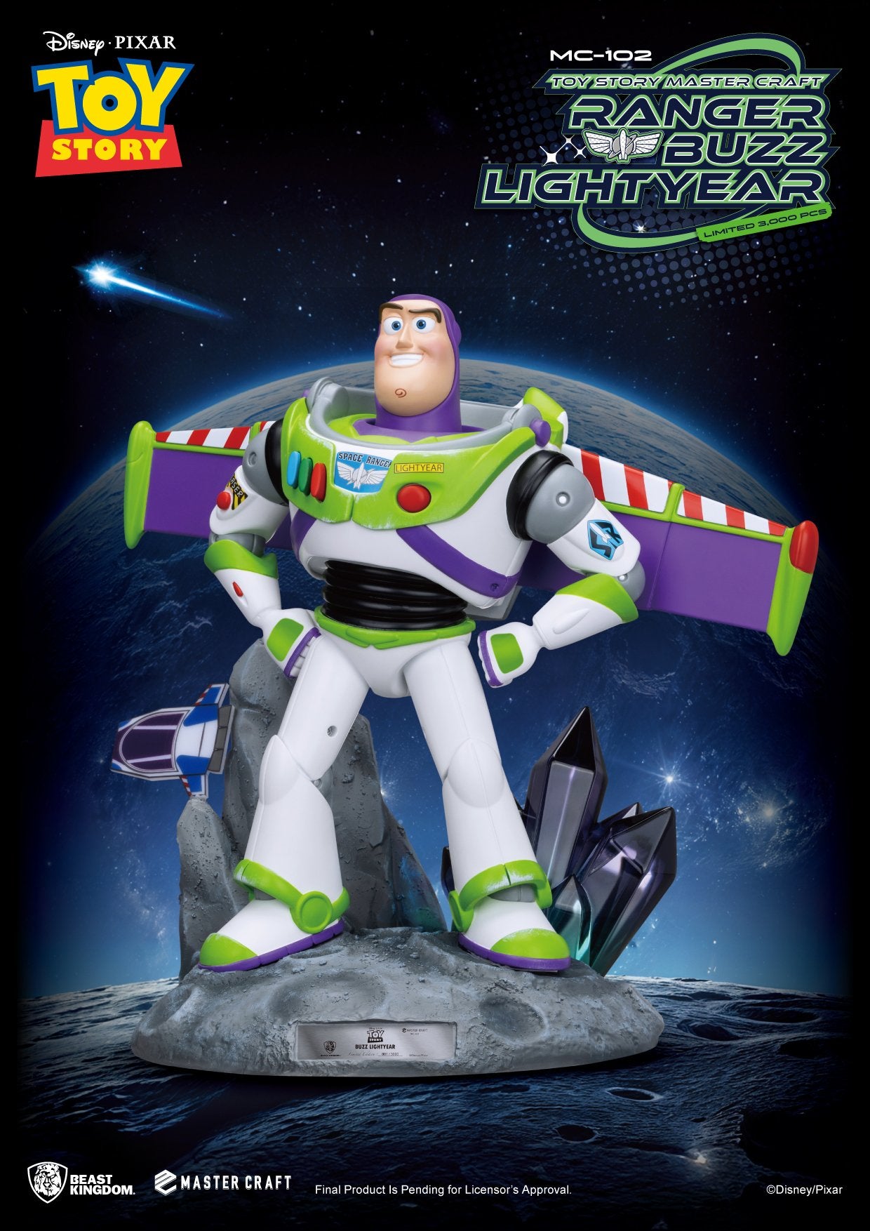 DISNEY - Toy Story Ranger Buzz - Statuette Master Craft 33 cm
