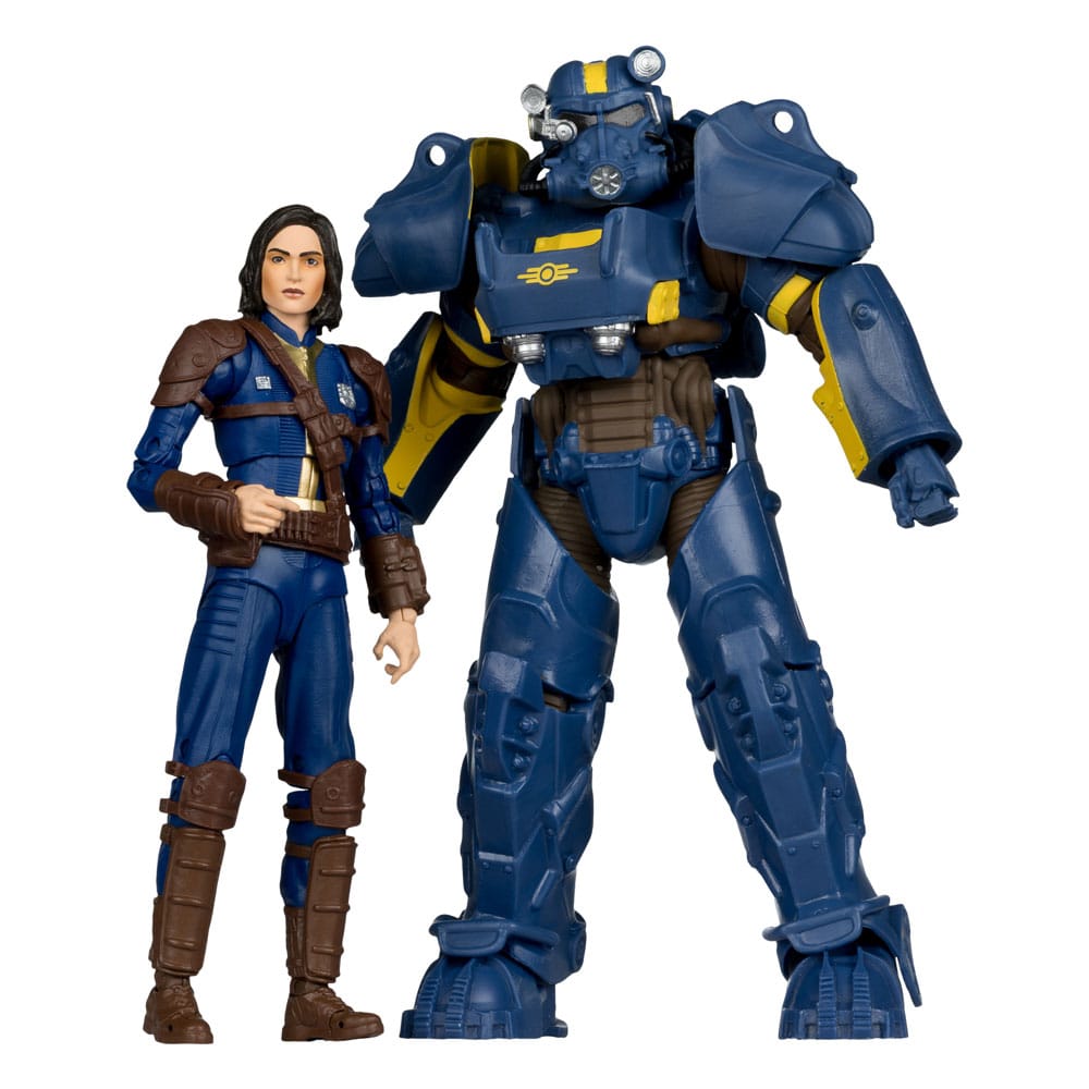 FALLOUT 4 - T-60 Vault tec & Sole Survivor - 2 Figure Set 18cm