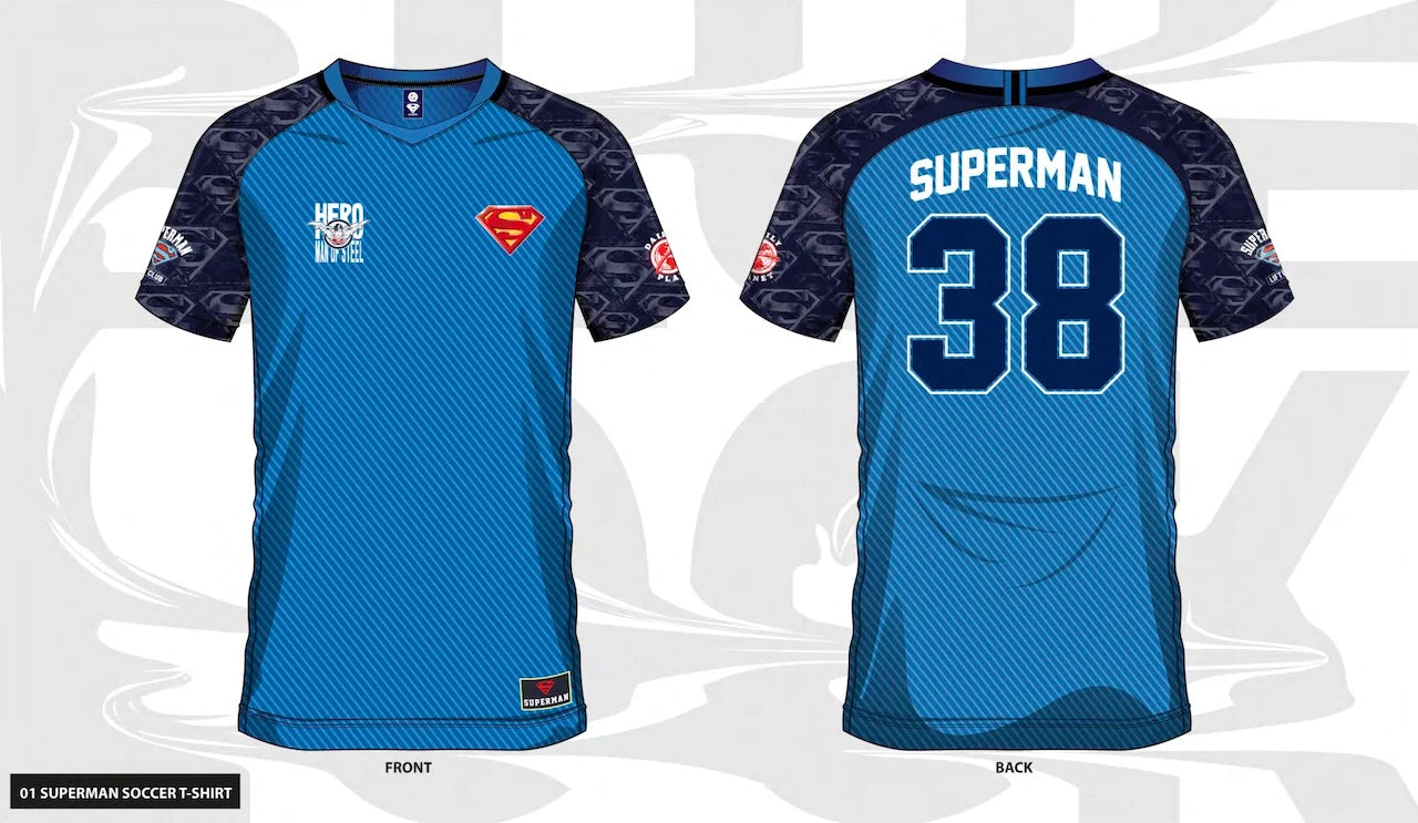 SUPERMAN - Superman 38 - Soccer Jersey Men (XL)