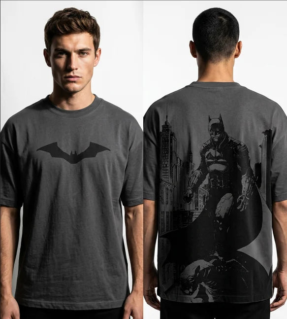 DC - Dark Knight in Town - Oversize T-Shirt Men (M)
