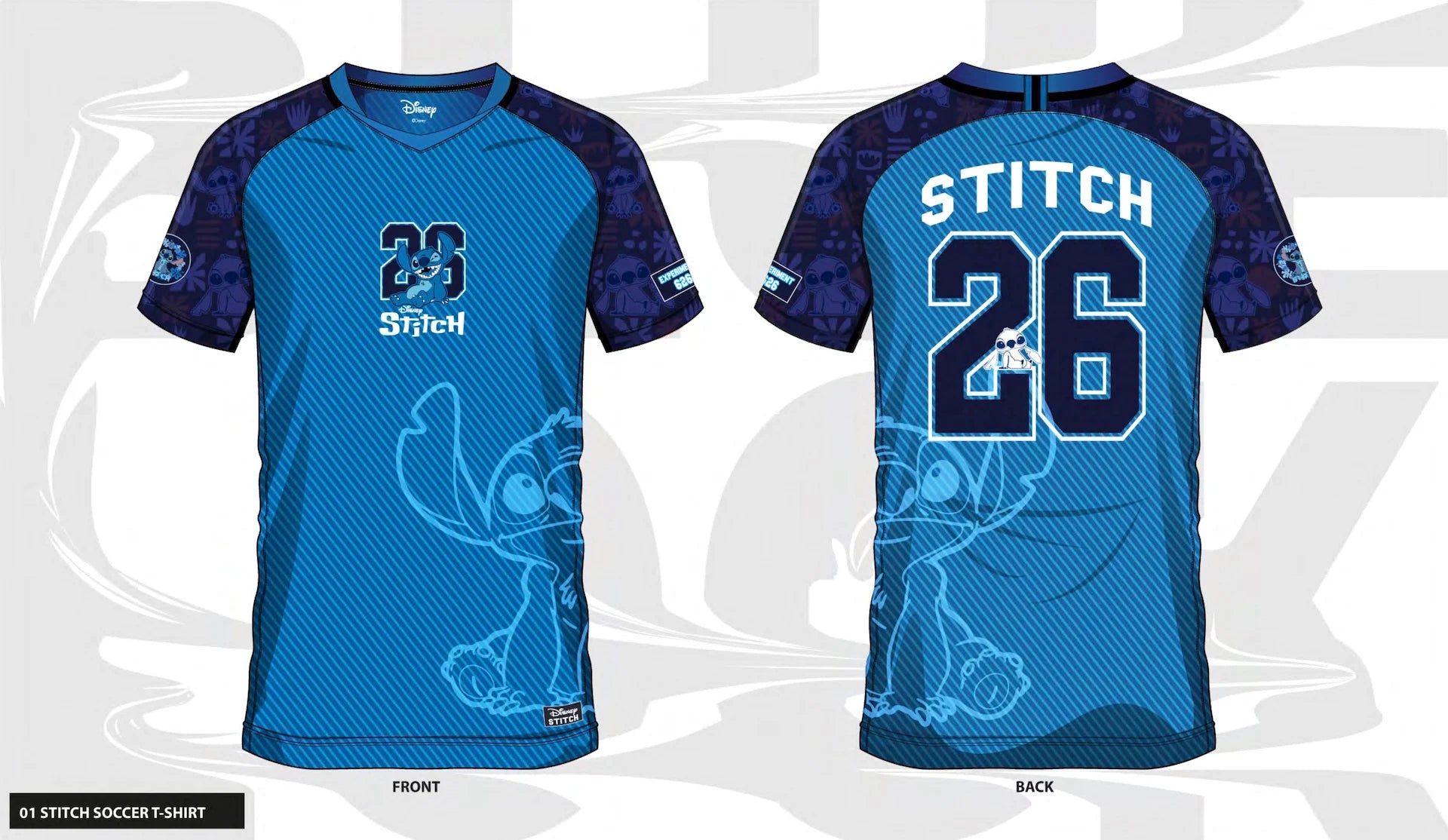 DISNEY - Stitch 26 - Soccer Jersey Men (L)