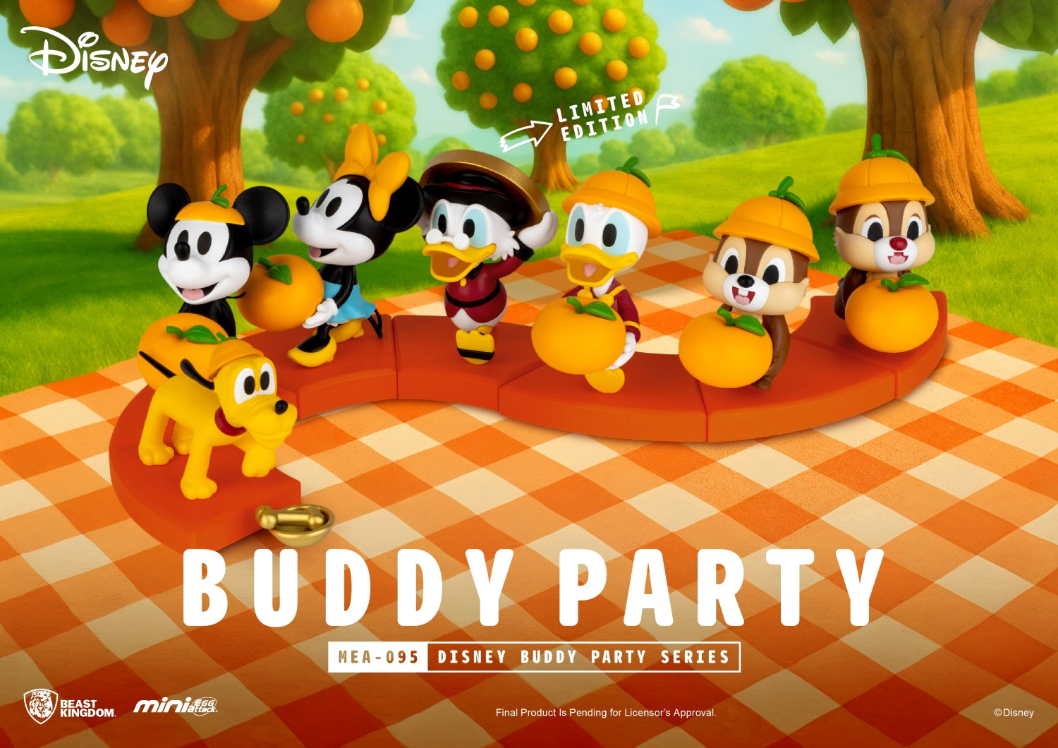 DISNEY - Buddy Party series - Set 6 Figurine Blind Box 8.6cm