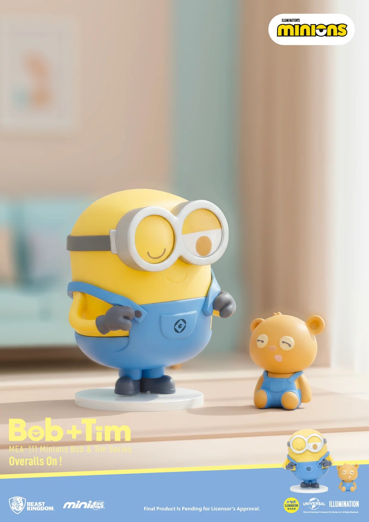 MINIONS - Bob & Tim Series - Blind Box Set 6 Figure 6.3cm