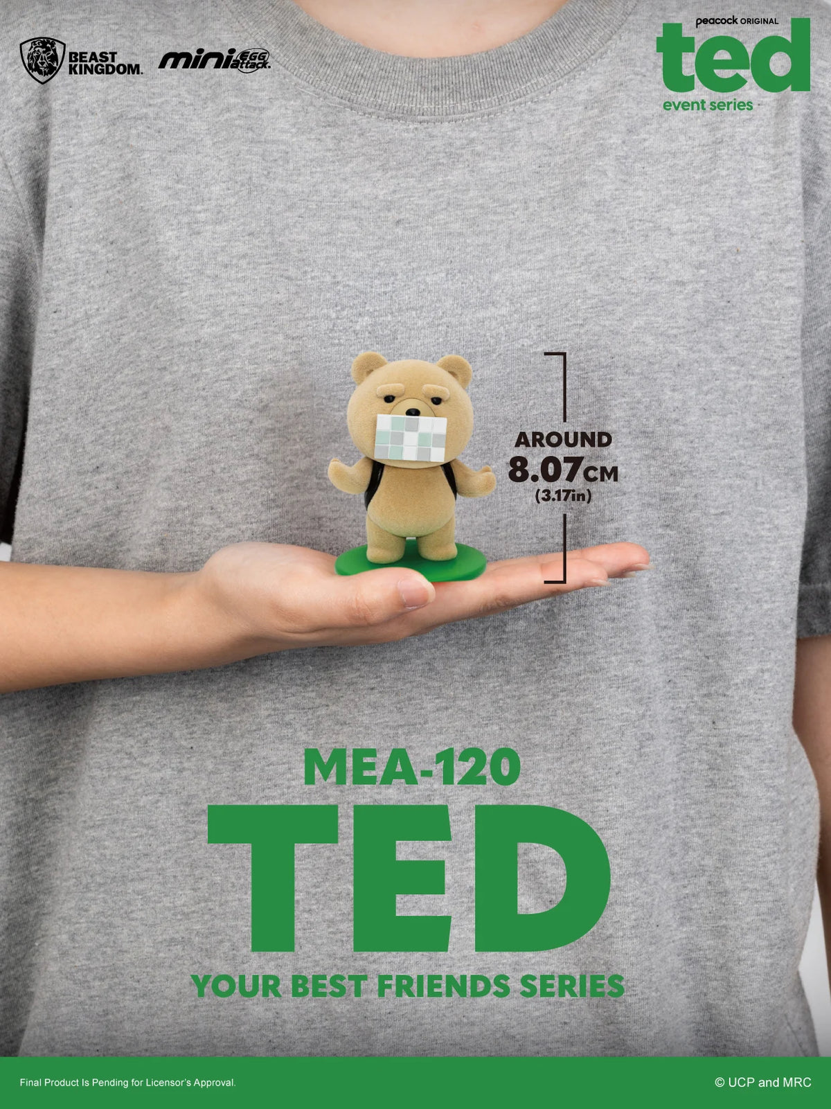 TED - Ted Your Best Friends Series - Set 6 Figure 8 cm