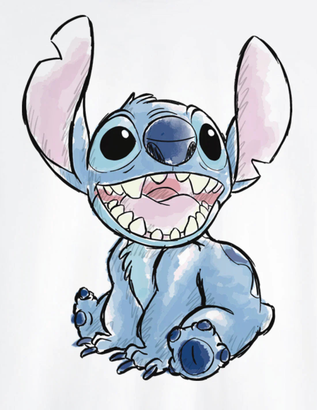 LILO AND STITCH - Stitch Sketch - Men T-Shirt (S)