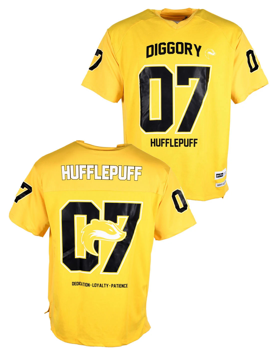 HARRY POTTER - Hufflepuff - T-Shirt Sports US Replica unisex (S)