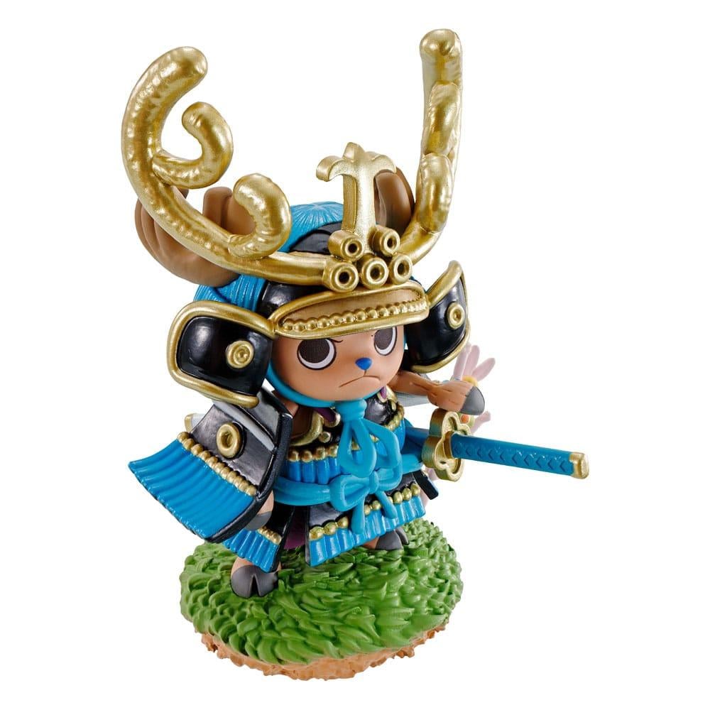 ONE PIECE - Logbox Re Birth Wanokuni - 4 Statue Set Petitrama 9cm
