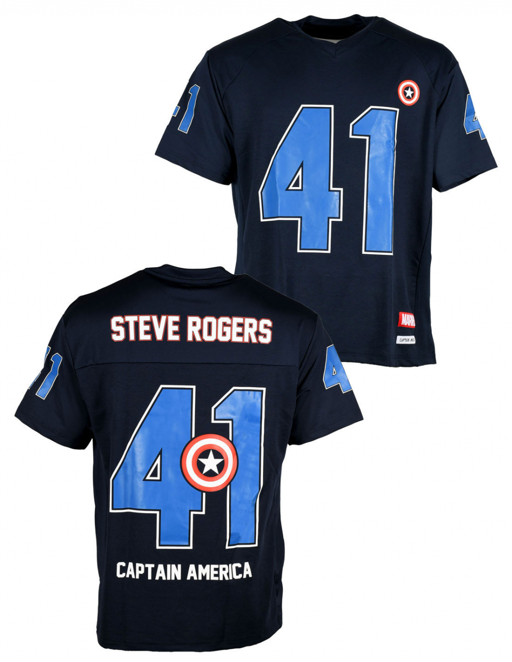 MARVEL - Captain America - T-Shirt Sports US Replica unisex (XL)