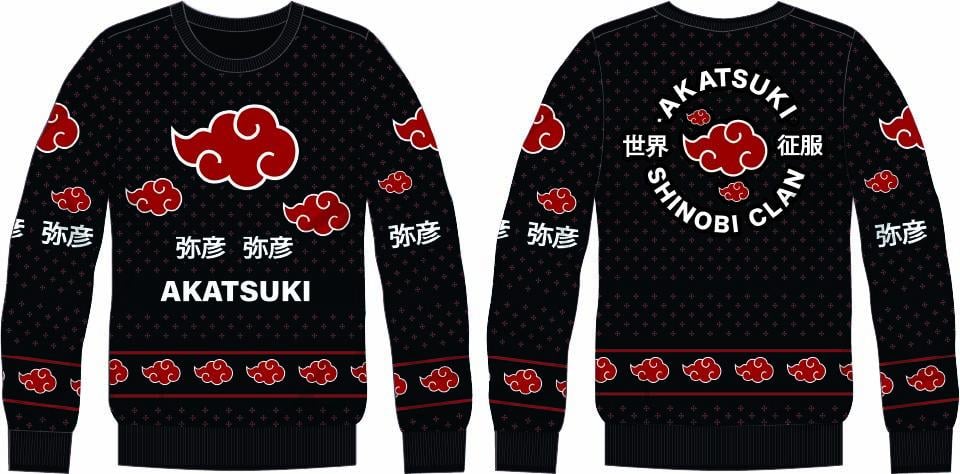 NARUTO - Akatsuki - Men Christmas Sweaters (S)