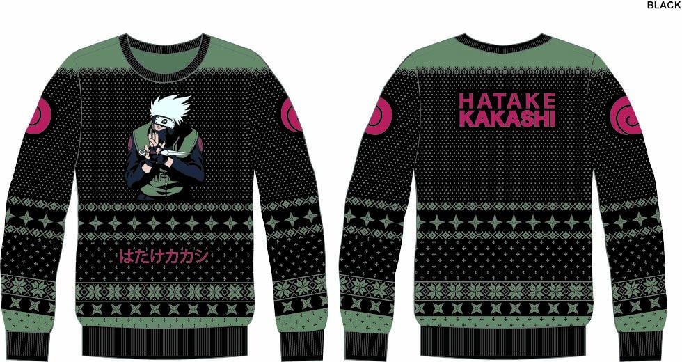 NARUTO - Kakashi - Men Christmas Sweaters (S)