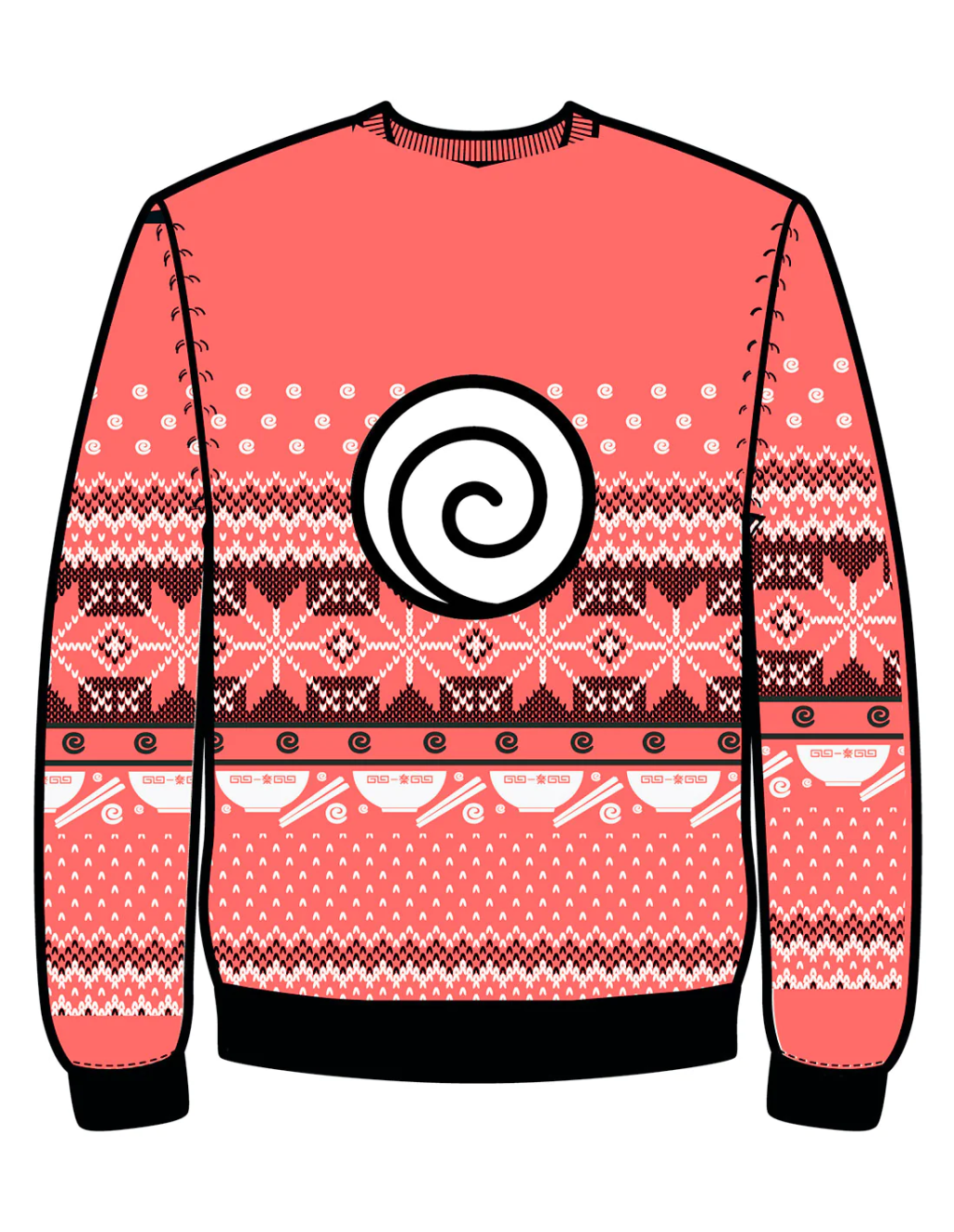 NARUTO - Ramen Ichiraku - Men Christmas Sweaters (XL)