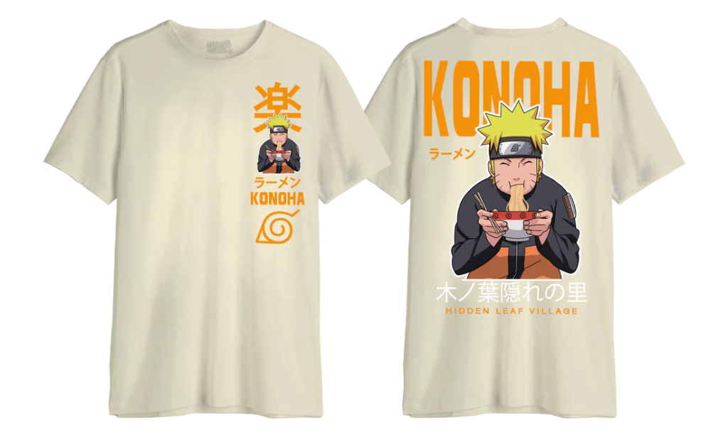 NARUTO SHIPPUDEN - Konoha Ramen - Oversize T-Shirt Men (XXL)