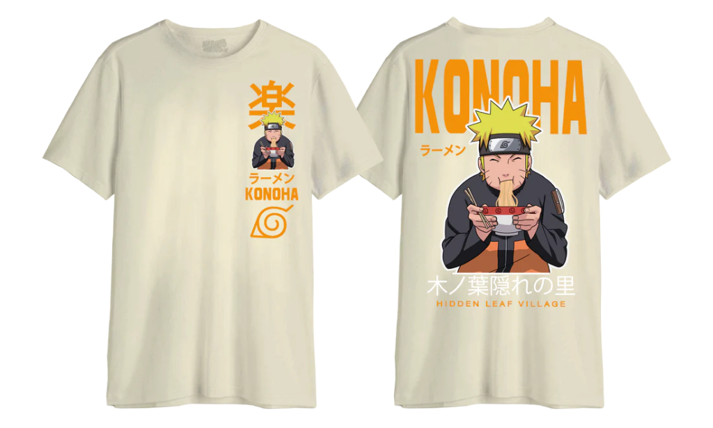 NARUTO SHIPPUDEN - Konoha Ramen - Oversize T-Shirt Men (M)