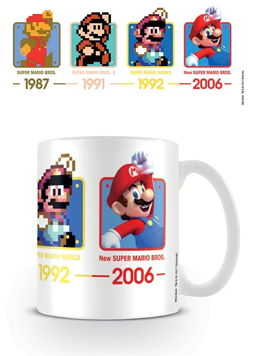 NINTENDO - Mug - 300 ml - Super Mario Dates