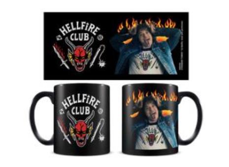 STRANGER THINGS - Black Mug - 315 ml - Hellfire Club