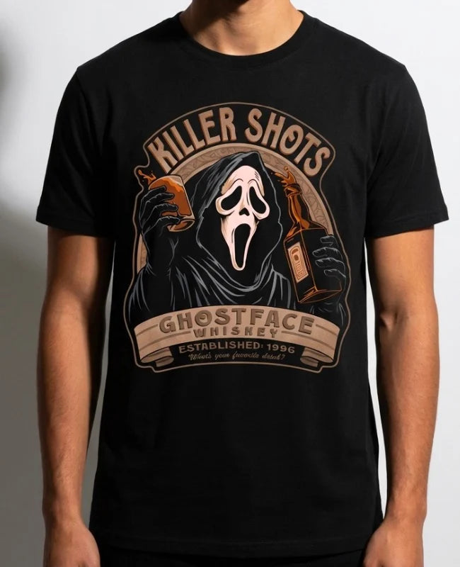 SCREAM - Ghostface Whiskey - T-Shirt (S)