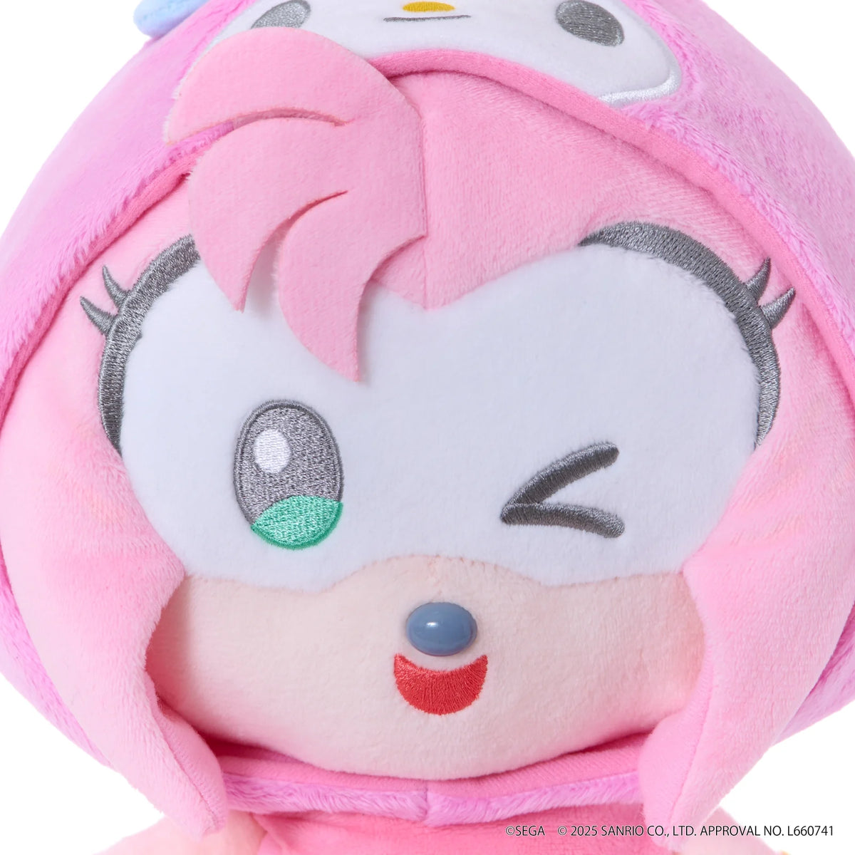 SONIC & FRIENDSX SANRIO - Amy X My Melody - PlushToy (M) 24cm