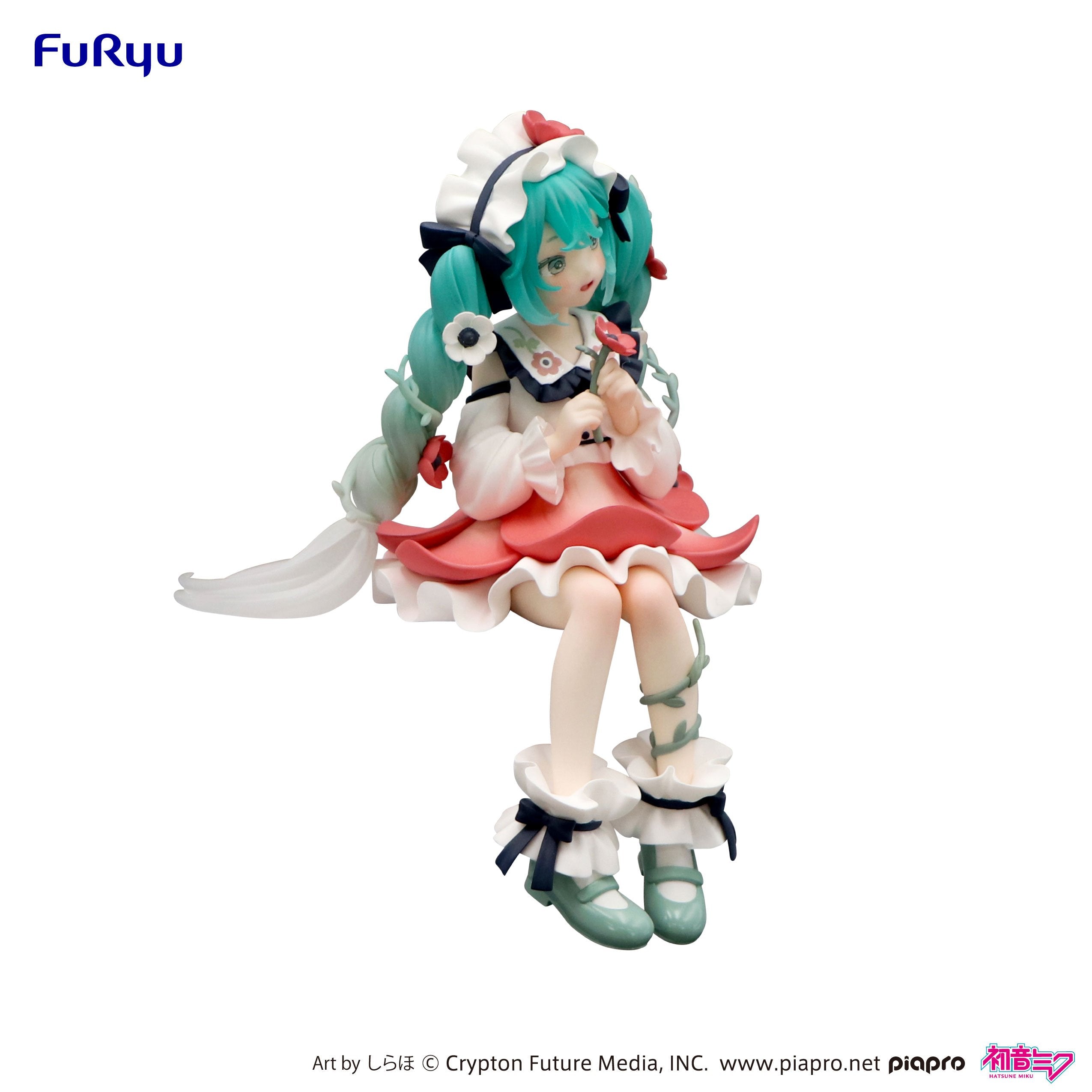 HATSUNE MIKU - Flower Fairy Anemone - Statue Noodle Stopper 14cm